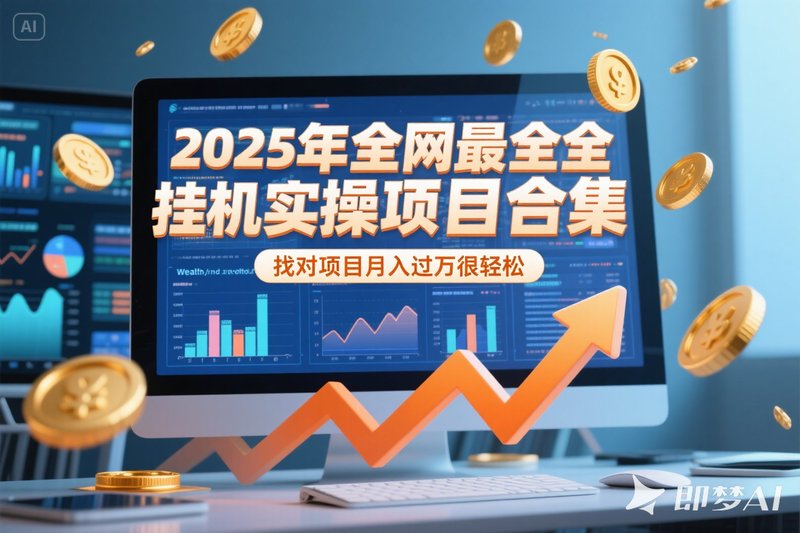 2025年全网最全挂机实操项目合集，一套课程全部讲完，找项目看这一个课程就够了！找对项目月入过万很轻松！