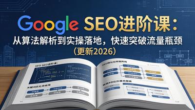 Google SEO进阶课：从算法解析到实操落地，快速突破流量瓶颈（更新2026）