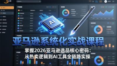 义格科技出品亚马逊系统化实战课-更新3月：2026最新选品方法论，从热卖原因分析到AI作图，提升选品成功率