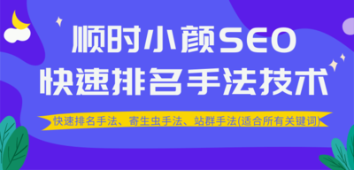 SEO快速排名手法技术教程、寄生虫手法、站群手法(适合所有关键词)